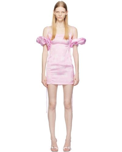 Jacquemus Pink Le Chouchou 'la Mini Robe Chouchou' Minidress - Multicolor