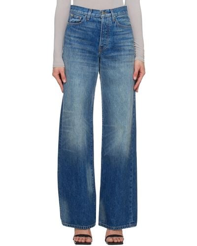 Amiri Blue Wide-leg Jeans