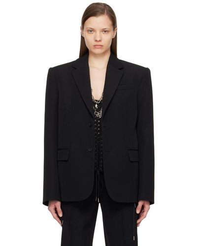 Jean Paul Gaultier Corseted Blazer - Black