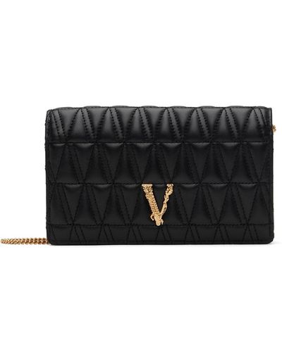 Versace Virtus Clutch - Black
