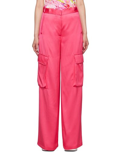 Versace Pink Cargo Pocket Pants