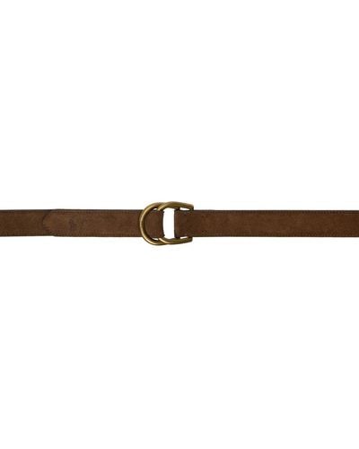 Polo Ralph Lauren Suede D-ring Belt - Black