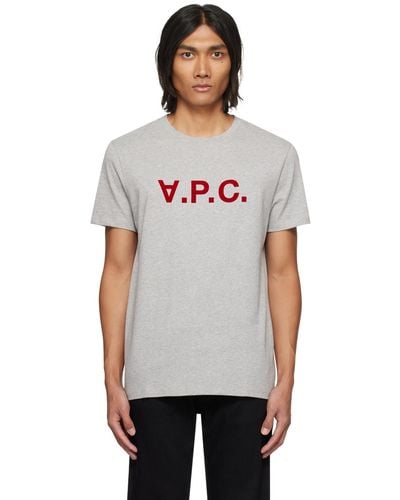 A.P.C. グレー Vpc Tシャツ - ブラック