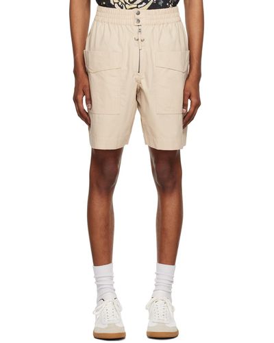 Isabel Marant Beige Tilan Shorts - Natural