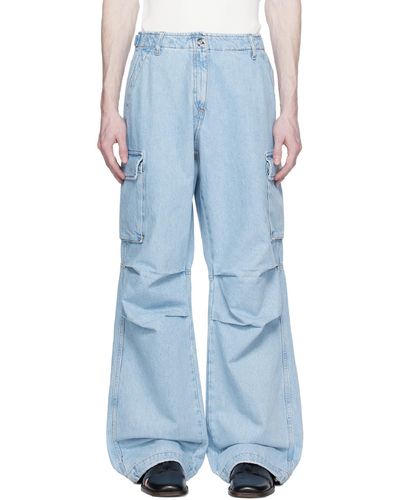 Coperni Blue Wide-leg Jeans