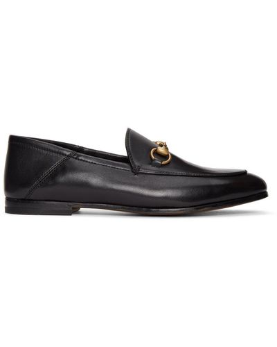 Gucci Brixton Horsebit Leather Loafer - Black