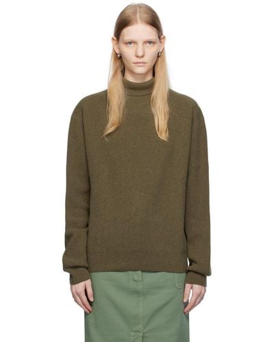 Lemaire Green Relaxed Sweater