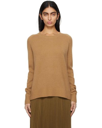 JOSEPH Tan Open Sweater - Multicolour