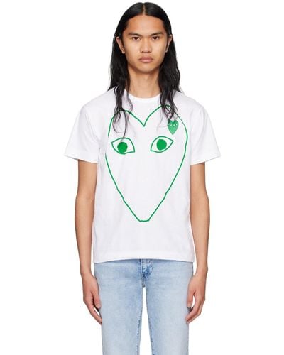 COMME DES GARÇONS PLAY Heart T-Shirt - Multicolour