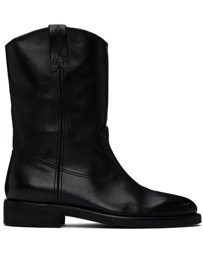 Golden Goose Black Biker Boots