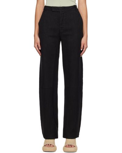 Eckhaus Latta Relaxed-fit Trousers - Black