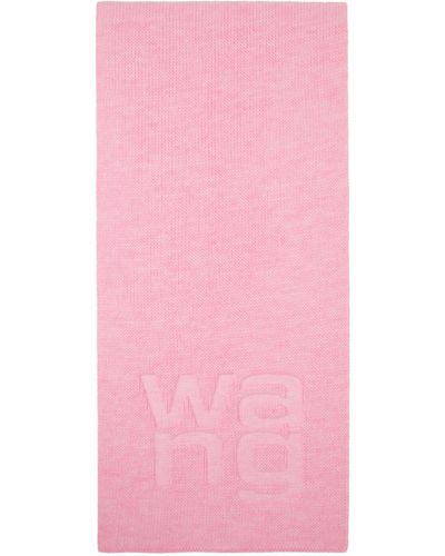 T By Alexander Wang Logo Scarf - Pink