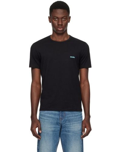 HUGO Three-Pack T-Shirts - Black