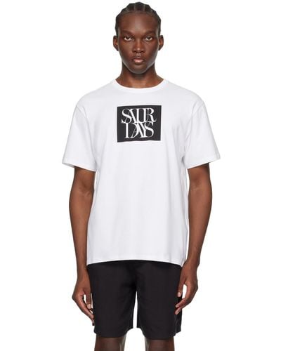 Saturdays NYC Miller Block Standard T-Shirt - White