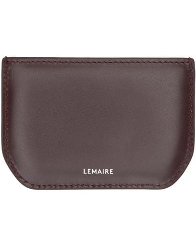 Lemaire Calepin Card Holder - Black