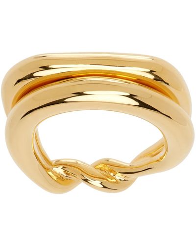 Jacquemus Les Sculptures 'la Bague Nodi' Ring - Metallic