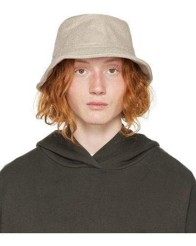 The Row Ssense Exclusive Issyh Bucket Hat - Black