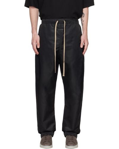 Fear Of God Relaxed Lounge Trousers - Black