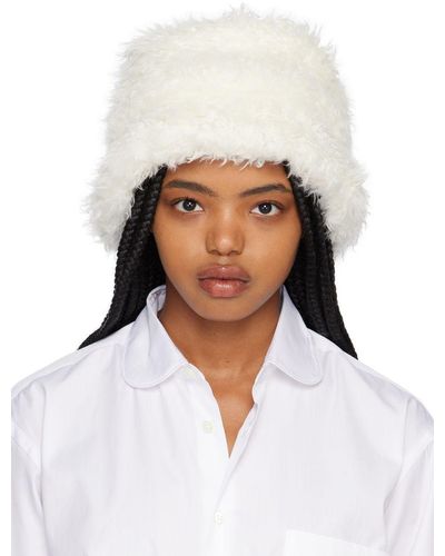 White Comme des Garçons Hats for Women | Lyst