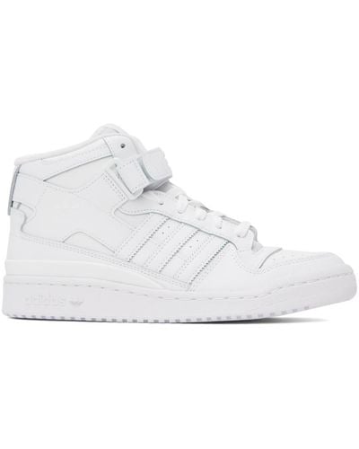 adidas Originals White Forum Sneakers - Black