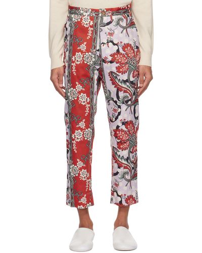 Vivienne Westwood Red Cropped Cruise Pants