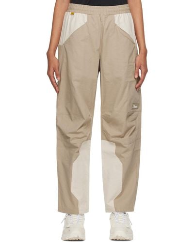 Dime Panelled Trousers - Natural