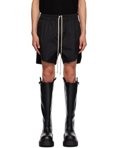 Rick Owens Black Bela Shorts