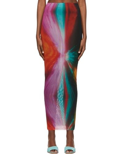 Louisa Ballou Multicolour Polyester Maxi Skirt