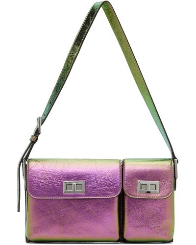 BY FAR Green Billy Bag - Purple