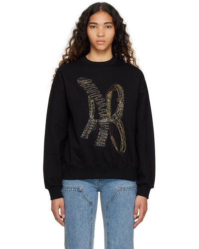 ANDERSSON BELL Ab Embroide Sweatshirt - Black