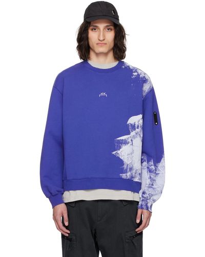 A_COLD_WALL* Brushstroke Sweatshirt - Blue