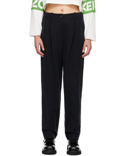 KENZO Black Paris Tailored Pants