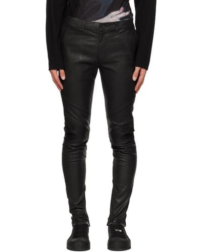 FREI-MUT Duchamp Leather Pants - Black