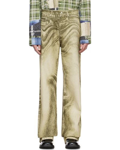 Camper Printed Jeans - Yellow