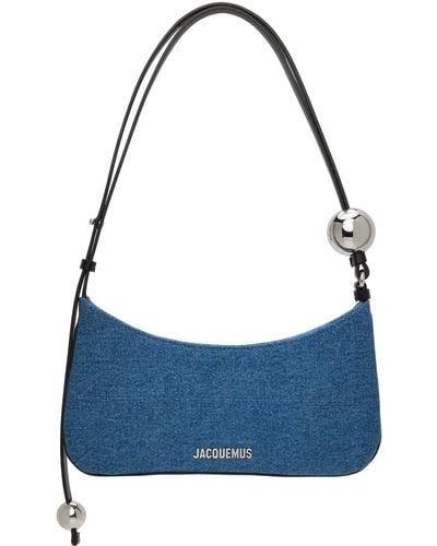 Jacquemus 'le Bisou Perle' Shoulder Bag, - Blue