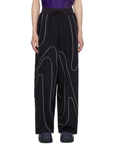 Y-3 Piped Track Trousers - Black