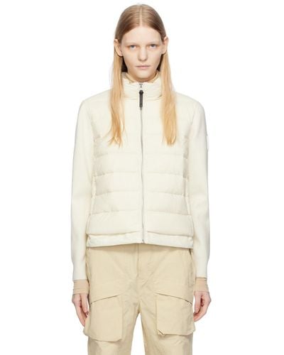 Mackage Off-white Oceane Down Jacket - Natural