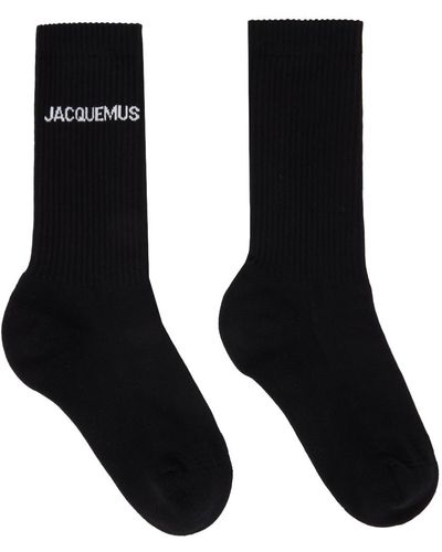 Jacquemus Chaussettes 'les chaussettes ' noires - les classiques