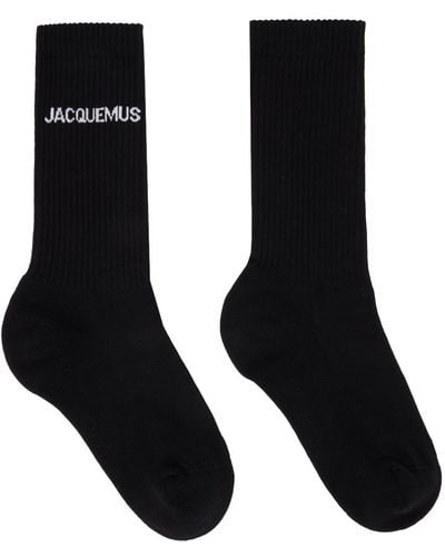 Jacquemus Black Les Classiques 'les Chaussettes ' Socks