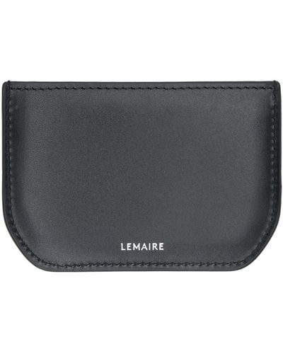 Lemaire Calepin Card Holder - Black