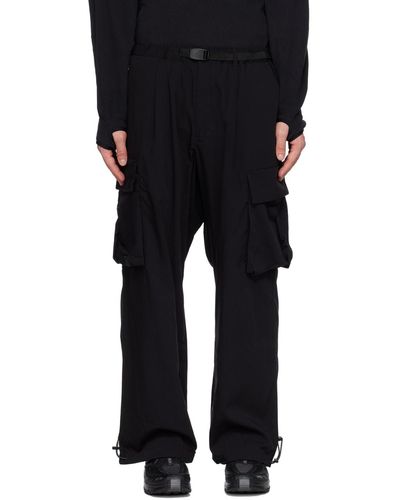 F/CE Grammici Edition Long Track Cargo Trousers - Black