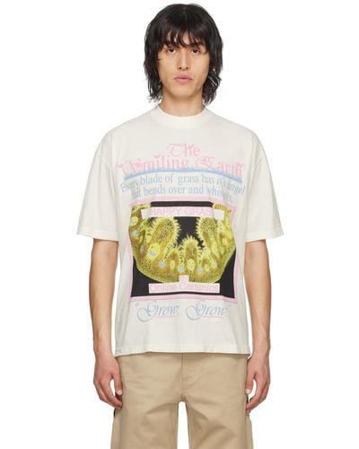 ONLINE CERAMICS Off- 'the Smiling Earth' T-shirt - Multicolor