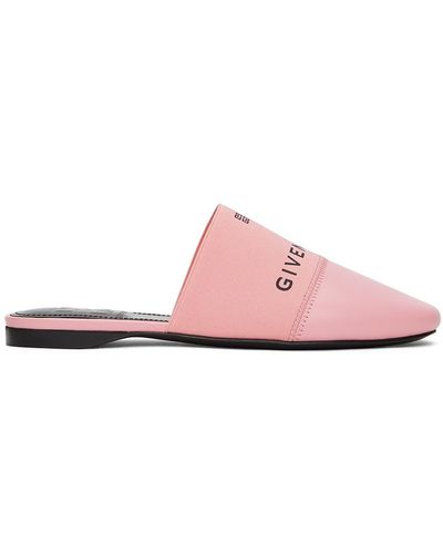 Givenchy Lambskin Flat Mules - Pink