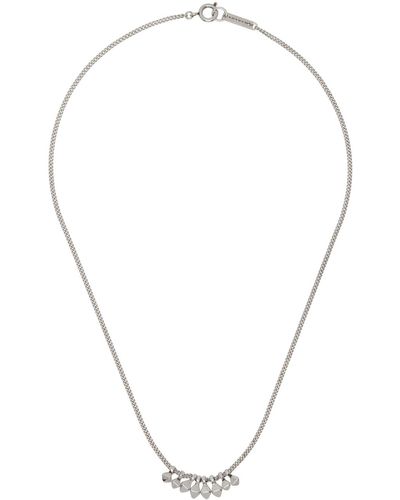 Isabel Marant Silver All Singing Necklace - Multicolor