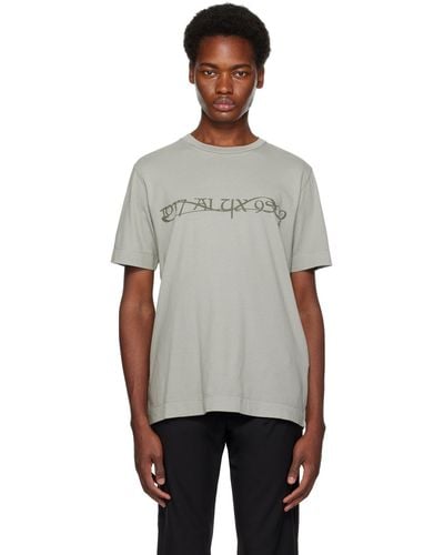 1017 ALYX 9SM Grey Graphic T-shirt - Black