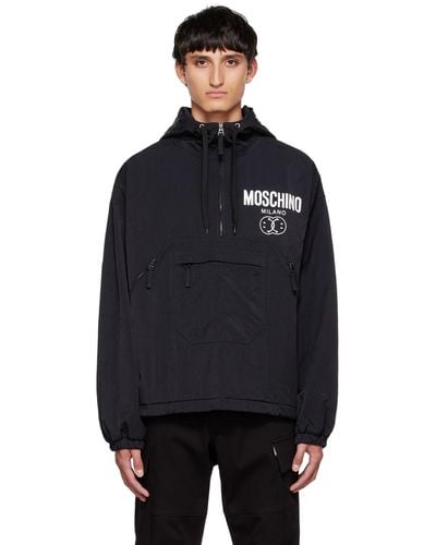 Moschino Smileyエディション ジャケット - ブラック