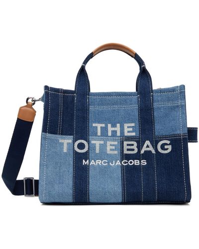 Marc Jacobs Moyen cabas 'the tote bag' bleu en denim