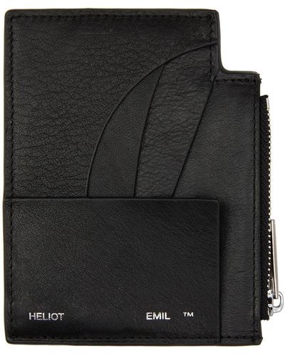 HELIOT EMIL Leather Wallet - Black