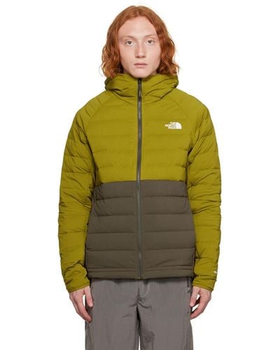 The North Face Green & Gray Belleview Stretch Down Jacket