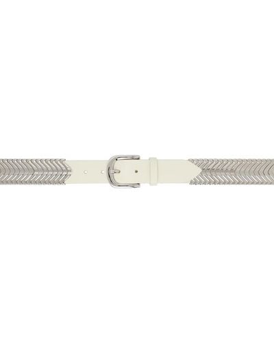 Isabel Marant Off-white Tehora Faithful Belt - Black